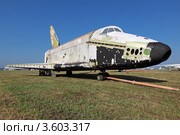 Макет космического корабля "Буран" (2011 год). Редакционное фото, фотограф Игорь Долгов / Фотобанк Лори