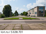 Жилой пятиэтажный дом в Рославле (2011 год). Стоковое фото, фотограф Олег Тыщенко / Фотобанк Лори