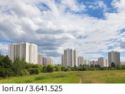 Москва, 11 микрорайон Солнцево (2012 год). Стоковое фото, фотограф Игорь Долгов / Фотобанк Лори