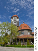Водонапорная башня. Светлогорск Раушен (1908) (2012 год). Стоковое фото, фотограф Виктор Зандер / Фотобанк Лори