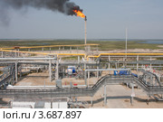 Газоконденсатные месторождения ЗАО "Роспан Интернешнл" (2012 год). Редакционное фото, фотограф Михаил Рыбачек / Фотобанк Лори