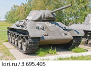 Средний танк Т-34 ,76 (2012 год). Редакционное фото, фотограф Рожков Юрий / Фотобанк Лори