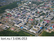 Город Лангепас, Ханты-Мансийский автономный округ (2012 год). Стоковое фото, фотограф Владимир Мельников / Фотобанк Лори