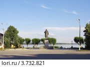 Площадь Ленина, город Себеж, Псковская область (2012 год). Редакционное фото, фотограф Галина Ермолаева / Фотобанк Лори