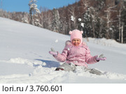 Зимние забавы. Стоковое фото, фотограф Игорь Долгов / Фотобанк Лори