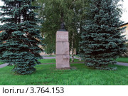 Памятник В.И. Ленину, город Олонец, Республика Карелия (2012 год). Редакционное фото, фотограф Вячеслав Палес / Фотобанк Лори