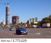 Часть Проспекта Мира в районе Ростокинского акведука (2012 год). Редакционное фото, фотограф Самойлова Екатерина / Фотобанк Лори