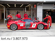 Автомобиль Ferrari 458 итальянской команды AF Corse (2012 год). Редакционное фото, фотограф Николай Винокуров / Фотобанк Лори