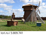 Мельница в музее-заповеднике "Старая Казань - Иске Казан" (2012 год). Редакционное фото, фотограф Динара Х / Фотобанк Лори