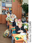 Ученики в школе (2012 год). Редакционное фото, фотограф Кекяляйнен Андрей / Фотобанк Лори