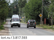 Балашиха, маршрутное такси (2011 год). Редакционное фото, фотограф Дмитрий Неумоин / Фотобанк Лори