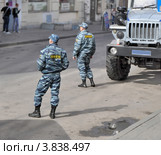 ОМОН (2012 год). Стоковое фото, фотограф Татьяна Чепикова / Фотобанк Лори