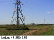 Дальний вид на радиаторы Тюменской ТЭЦ2 (2012 год). Стоковое фото, фотограф Анатолий Матвейчук / Фотобанк Лори