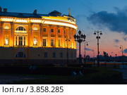 Вид Санкт-Петербурга. Сенатская Площадь на закате (2012 год). Стоковое фото, фотограф Яков Филимонов / Фотобанк Лори