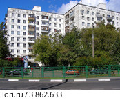 Открытое шоссе дом № 21к4. Москва (2012 год). Стоковое фото, фотограф lana1501 / Фотобанк Лори