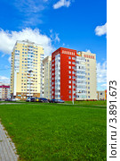 Новые жилые дома. Микрорайон Сельма, Калининград (2012 год). Редакционное фото, фотограф Сергей Трофименко / Фотобанк Лори