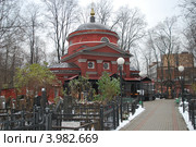 Церковь Святого Воскресения (Сурб Арутюн) на Армянском кладбище в Москве (2012 год). Редакционное фото, фотограф Сычёва Татьяна / Фотобанк Лори