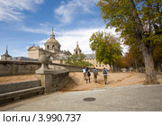 Монастырь Сан Лоренсо де Эль Эскориал в Испании. San Lorenzo de El Escorial (2012 год). Редакционное фото, фотограф Владимир Чинин / Фотобанк Лори