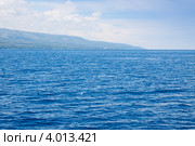Морской пейзаж с островом Себу (2012 год). Стоковое фото, фотограф Сергей Дубров / Фотобанк Лори