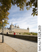 Монастырь Сан Лоренсо де Эль Эскориал в Испании. San Lorenzo de El Escorial (2012 год). Стоковое фото, фотограф Владимир Чинин / Фотобанк Лори