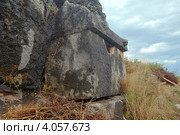 Ликийский саркофаг, Турция, Кекова (2012 год). Стоковое фото, фотограф Некрасов Андрей / Фотобанк Лори