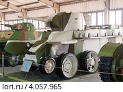 Советский лёгкий танк БТ-5 в музее бронетехники, Кубинка (2012 год). Редакционное фото, фотограф Рожков Юрий / Фотобанк Лори