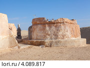 Декорации к фильму "Звездные войны" Джоржа Лукаса в Матмате, Тунис, Африка (2012 год). Редакционное фото, фотограф Кекяляйнен Андрей / Фотобанк Лори