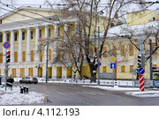 Дом Гагариных на Страстном бульваре (Екатерининская больница у Петровских ворот). Москва (2012 год). Редакционное фото, фотограф Илюхина Наталья / Фотобанк Лори