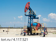Нефтяной насос. Стоковое фото, фотограф Тимур Кудашев / Фотобанк Лори
