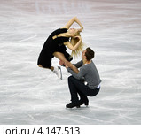 Екатерина Боброва и Дмитрий Соловьев. Произвольный танец, поддержка (2012 год). Редакционное фото, фотограф Анна Мартынова / Фотобанк Лори
