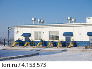 Здание газораспределительной станции. Стоковое фото, фотограф Донцов Евгений Викторович / Фотобанк Лори