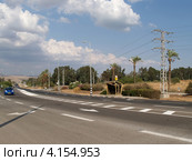 Израиль. Автомобильная трасса в Галилее (2012 год). Стоковое фото, фотограф Ирина Борсученко / Фотобанк Лори