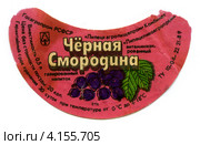 Этикетка напитка "Черная смородина" Редакционная иллюстрация, иллюстратор Евгений Амбросимов / Фотобанк Лори