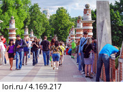 Большой каменный мост (Готический мост), Усадьба Царицыно, Москва (2010 год). Редакционное фото, фотограф Алексей Стоянов / Фотобанк Лори