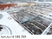 Городская станция биологической очистки сточных вод (СБО) Стоковое фото, фотограф Кекяляйнен Андрей / Фотобанк Лори