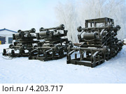 Склад подкатных тележек от тракторных прицепов (2012 год). Редакционное фото, фотограф Анатолий Матвейчук / Фотобанк Лори