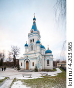 Собор Симеона и Анны в Елгаве. Латвия (2013 год). Редакционное фото, фотограф Борис Сунцов / Фотобанк Лори