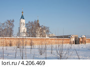 Елабужский Казанско-Богородицкий монастырь - действующий женский монастырь. Зодчий Г.А. Боссе (2012 год). Стоковое фото, фотограф Андрей Ижаковский / Фотобанк Лори