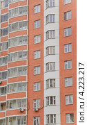 Фрагмент монолитно-кирпичного дома (2012 год). Редакционное фото, фотограф Алёшина Оксана / Фотобанк Лори