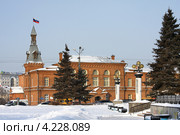 Город Омск, здание Омской городской думы (2013 год). Стоковое фото, фотограф Виктор Топорков / Фотобанк Лори