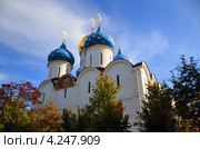 Успенский собор в Сергиевом Посаде (2012 год). Стоковое фото, фотограф Андрей Апрельский / Фотобанк Лори
