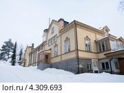 Дом работников бункера связи Локки. Миккели. Финляндия (2013 год). Стоковое фото, фотограф Александр Щепин / Фотобанк Лори