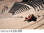 Античный театр на Родосе (2012 год). Редакционное фото, фотограф MerSavets / Фотобанк Лори