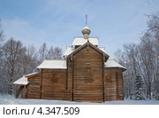 Церковь Николы (XVII в.). Музей деревянного зодчества «Витославлицы». Великий Новгород (2013 год). Редакционное фото, фотограф Иван Марчук / Фотобанк Лори