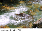 Горная река Корбу. Горный Алтай. Стоковое фото, фотограф Александр Тараканов / Фотобанк Лори