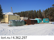 Строительство пристроя к детскому саду в городе Заводоуковске (2012 год). Стоковое фото, фотограф Анатолий Матвейчук / Фотобанк Лори