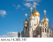 Москва. Собор Рождества Пресвятой Богородицы Зачатьевского монастыря (2013 год). Стоковое фото, фотограф Борис Сунцов / Фотобанк Лори
