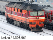 Тепловоз ТЭП70 (2013 год). Редакционное фото, фотограф Александр Тарасенков / Фотобанк Лори