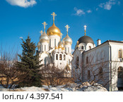 Москва. Собор Рождества Пресвятой Богородицы Зачатьевского монастыря (2013 год). Стоковое фото, фотограф Борис Сунцов / Фотобанк Лори