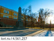 Памятник-обелиск в Александровском саду, Москва (2008 год). Стоковое фото, фотограф Давид Мзареулян / Фотобанк Лори